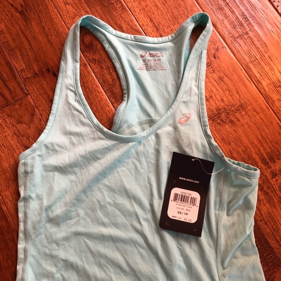Two NWT ASICS Racerback Workout Tank Tops - Picture 3 of 3